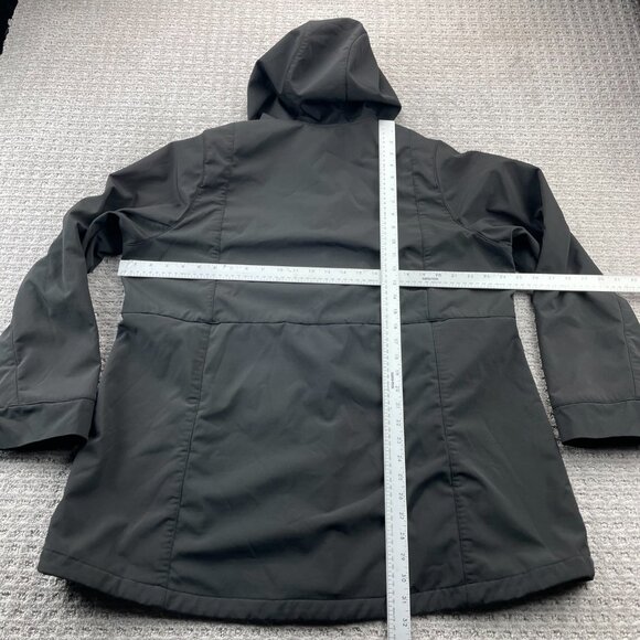 Nola Women's Jacket Size 2X Black Full Zip Hooded Outdoor Windbreaker - Picture 8 of 10
